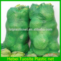 Green Tubular Mesh Bag for Vegetable Packing